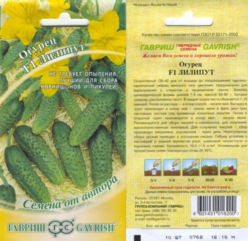 Характеристика огурца сорта лилипут