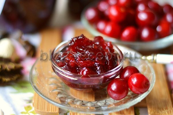 Джем из вишни без косточек