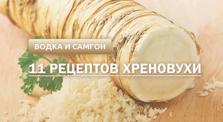 Хреновуха рецепт из самогона в домашних