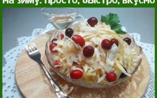 Квашеная капуста с клюквой рецепт классический