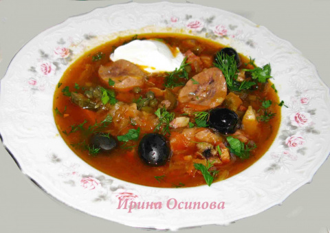 Солянка с почками рецепт
